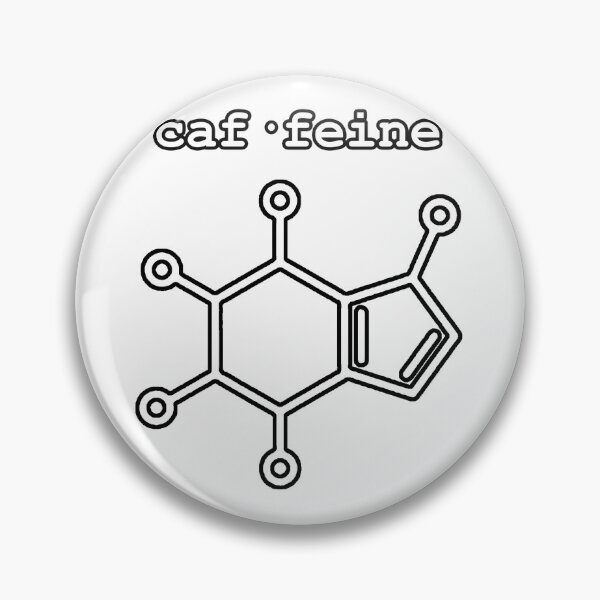 Item preview, Caffeine Molecular Diagram designed and sold by Designs by Kool Kat.