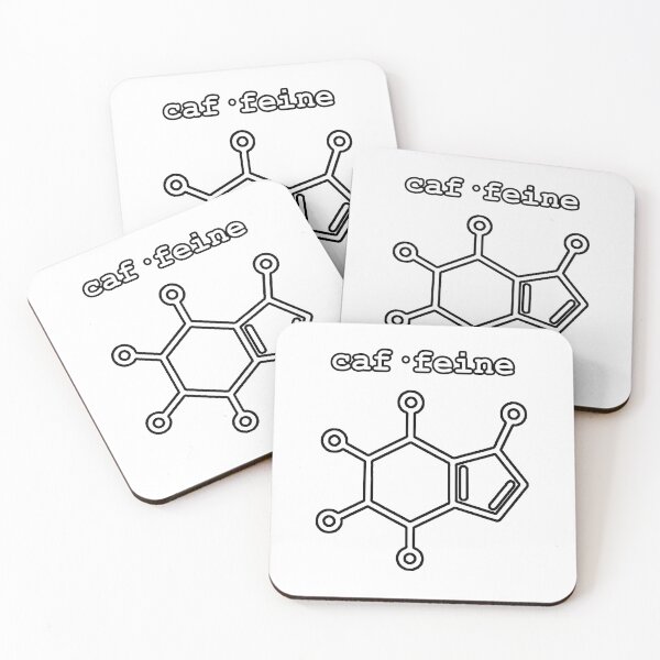 Item preview, Caffeine Molecular Diagram designed and sold by Designs by Kool Kat.