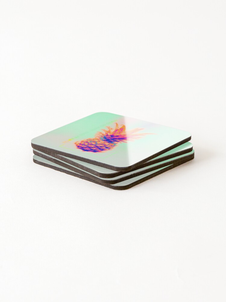 Thumbnail 4 of 5, Coasters (Set of 4), pineapple designed and sold by Pathophsiologic.