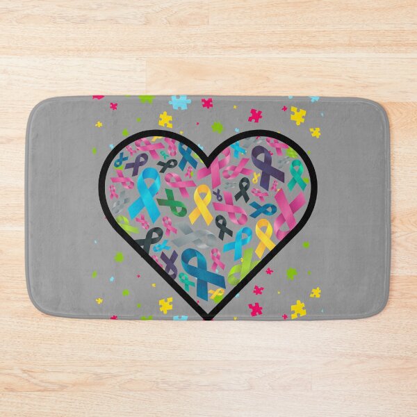 Item preview, Raising Awareness: Heart of Ribbons and Puzzle Pieces designed and sold by Mrrs-co.