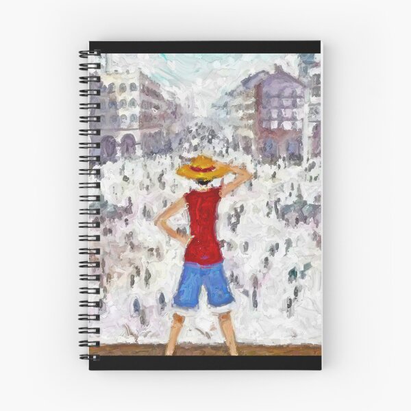 Item preview, Luffy in Loguetown Inspired by One Piece  Acrylic painting designed and sold by outofflow.