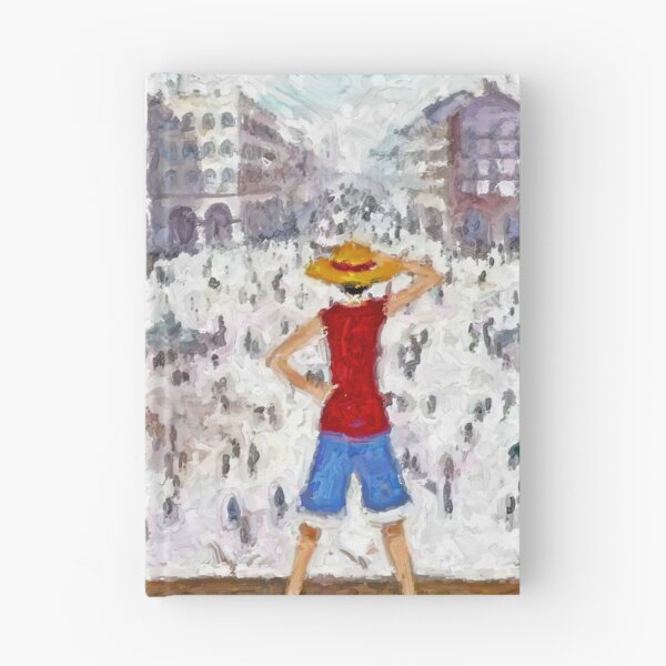 Item preview, Luffy in Loguetown Inspired by One Piece  Acrylic painting designed and sold by outofflow.