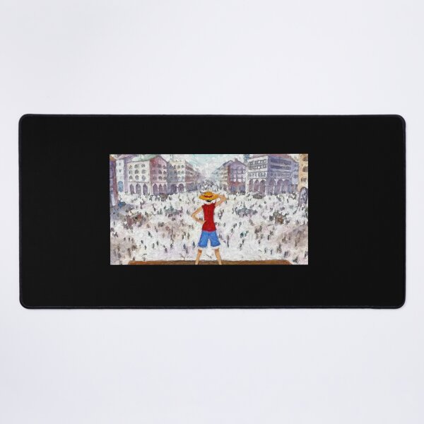 Item preview, Luffy in Loguetown Inspired by One Piece Acrylic painting designed and sold by outofflow.