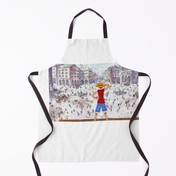 Item preview, Luffy in Loguetown Inspired by One Piece Acrylic painting designed and sold by outofflow.