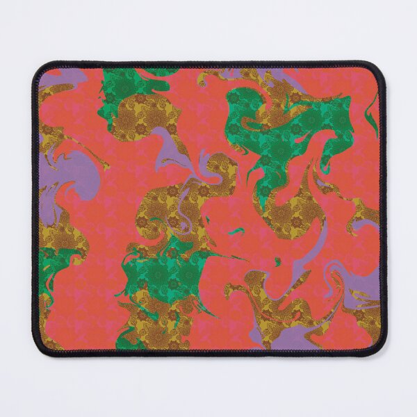 Item preview, Floating fluid abstract art neon flower designed and sold by chuckletuckle.