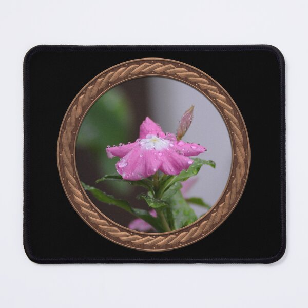 Item preview, Pink Periwinkle Flowers in Celtic Circle Frame 23 designed and sold by Swabcraft.
