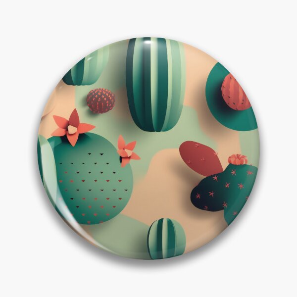 Item preview, Cacti Minimal Illustration pattern designed and sold by Hazmat-AI7.