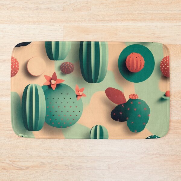 Item preview, Cacti Minimal Illustration pattern designed and sold by Hazmat-AI7.