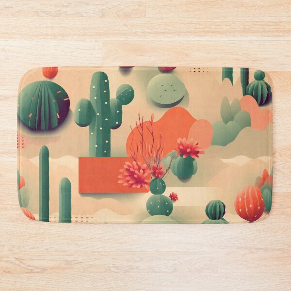 Item preview, Cacti Minimal Illustration pattern designed and sold by Hazmat-AI7.