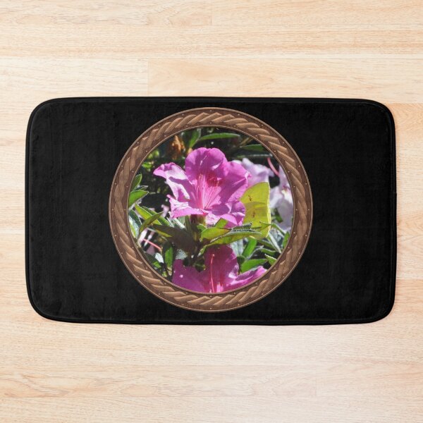 Item preview, Pink Rhododendron with Sulfur Crested Butterfly Flowers in Celtic Circle Frame 30 designed and sold by Swabcraft.