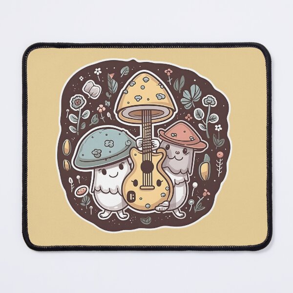 Item preview, Musical Mushroom Friends - Jam Session Sticker designed and sold by WhimsyStickies.