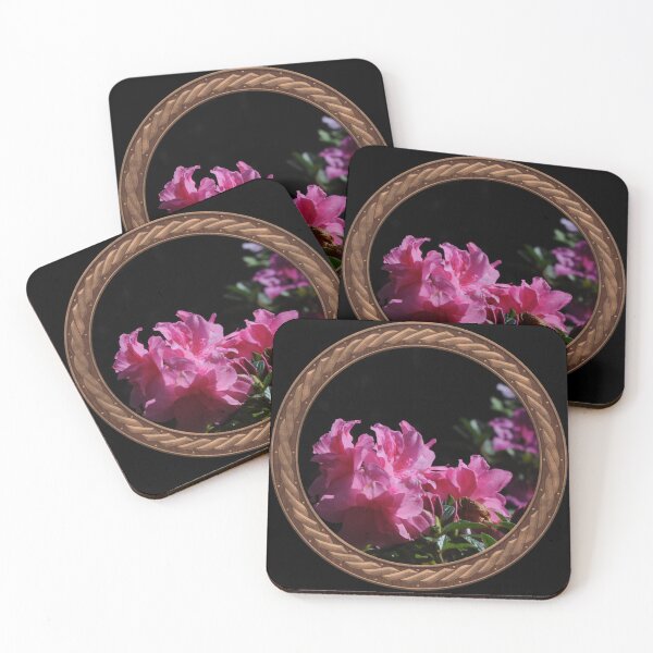 Item preview, Pink Rhododendron Flowers in Celtic Circle Frame 31 designed and sold by Swabcraft.