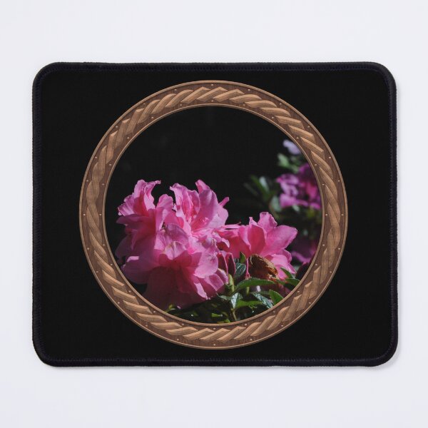 Item preview, Pink Rhododendron Flowers in Celtic Circle Frame 31 designed and sold by Swabcraft.