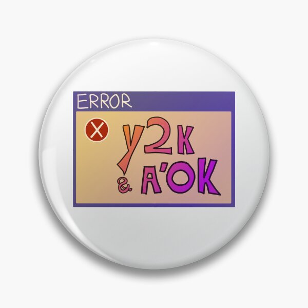 Item preview, "y2k & a'ok" sticker  designed and sold by geljune.