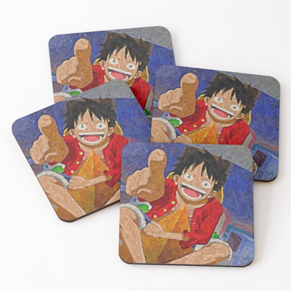 Item preview, Luffy Inspired by One Piece  Acrylic painting designed and sold by outofflow.