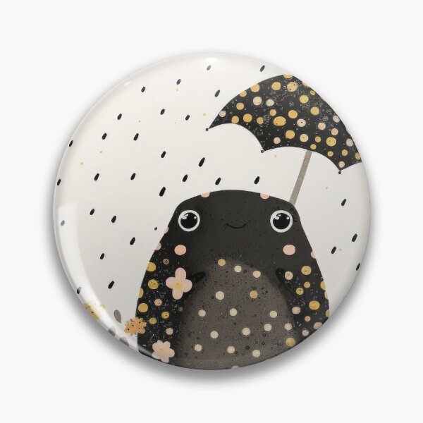 Item preview, Rainy Day Frog: Whimsical Print of a Cute and Modern Amphibian designed and sold by Robin Morgan.