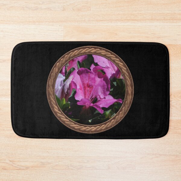 Item preview, Pink Rhododendron with Bee Flowers in Celtic Circle Frame 33 designed and sold by Swabcraft.