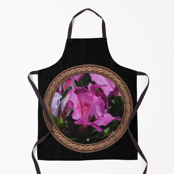 Item preview, Pink Rhododendron with Bee Flowers in Celtic Circle Frame 33 designed and sold by Swabcraft.