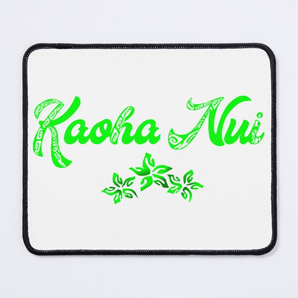 Item preview, KAOHA NUI (green) designed and sold by Nesian-Tahiti.