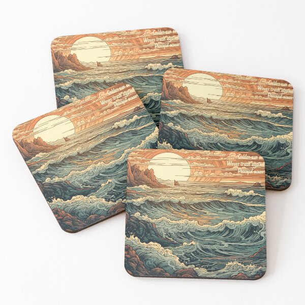 Item preview, Peaceful Ocean Roars designed and sold by kbirdskia.