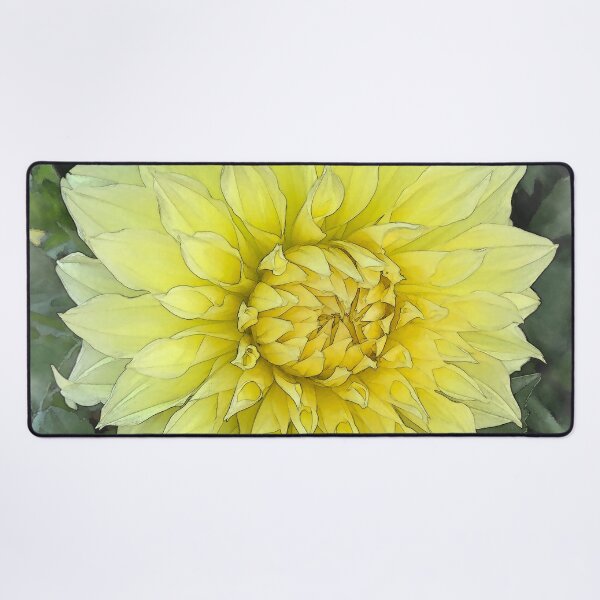 Item preview, Dahlia Bloom Of Soft Yellow designed and sold by KirtTisdale.