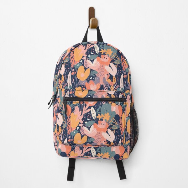 Item preview, Nocturnal Summer Garden Simple and Cute Abstract Floral Pattern designed and sold by semisoberme.