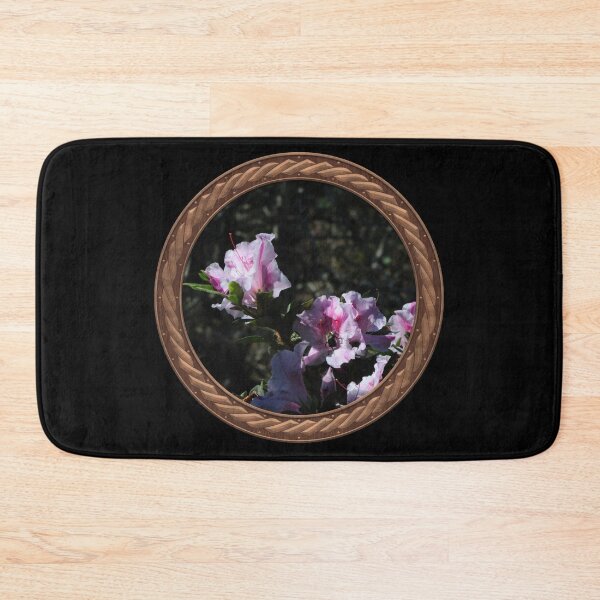 Item preview, Pink Rhododendron with Bee Flowers in Celtic Circle Frame 35 designed and sold by Swabcraft.