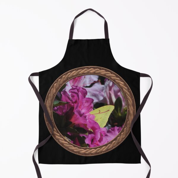 Item preview, Pink Rhododendron with Sulfur Crested Butterfly Flowers in Celtic Circle Frame 36 designed and sold by Swabcraft.