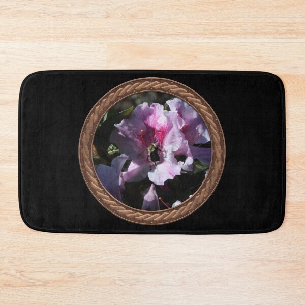 Item preview, Pink Rhododendron with Bee Flowers in Celtic Circle Frame 37 designed and sold by Swabcraft.