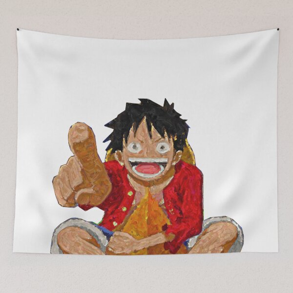 Item preview, Luffy Inspired by One Piece  Acrylic painting designed and sold by outofflow.