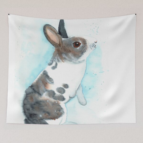Item preview, Fluffy Bunny Rabbit designed and sold by HappyBeeAnnie.