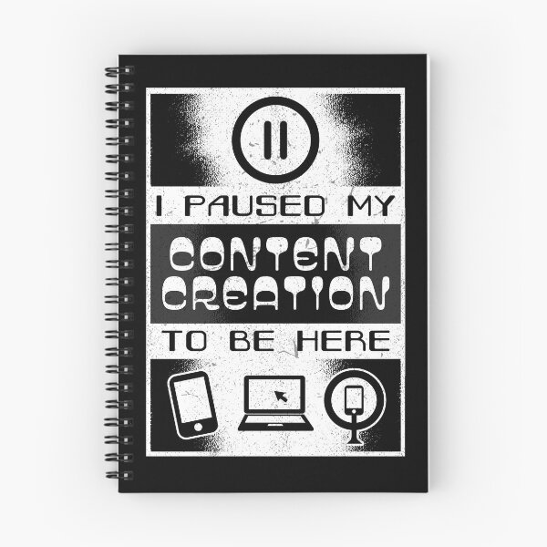 Item preview, I Paused My Content Creation To Be Here designed and sold by My-tog-blog.