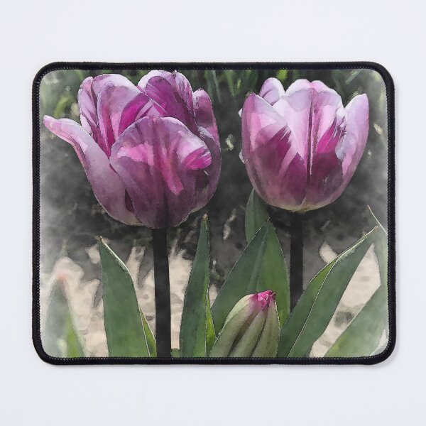 Item preview, Soft Purple Pattern Tulips designed and sold by KirtTisdale.