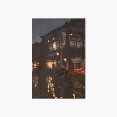 Artikel-Vorschau von Kagurazaka-Straße nach einem Nachtregen - Yoshida Hiroshi -, designt und verkauft von LeiWeiss.