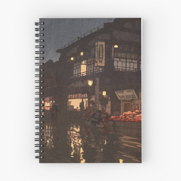 Item preview, Kagurazaka Street after a Night Rain - Yoshida Hiroshi - designed and sold by LeiWeiss.