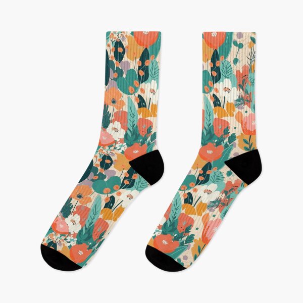 Item preview, California Superbloom Flower Field Cute Floral Pattern designed and sold by semisoberme.