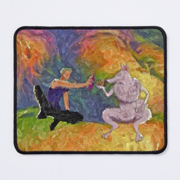 Item preview, Zero in skypiea Inspired by One Piece Acrylic painting designed and sold by outofflow.