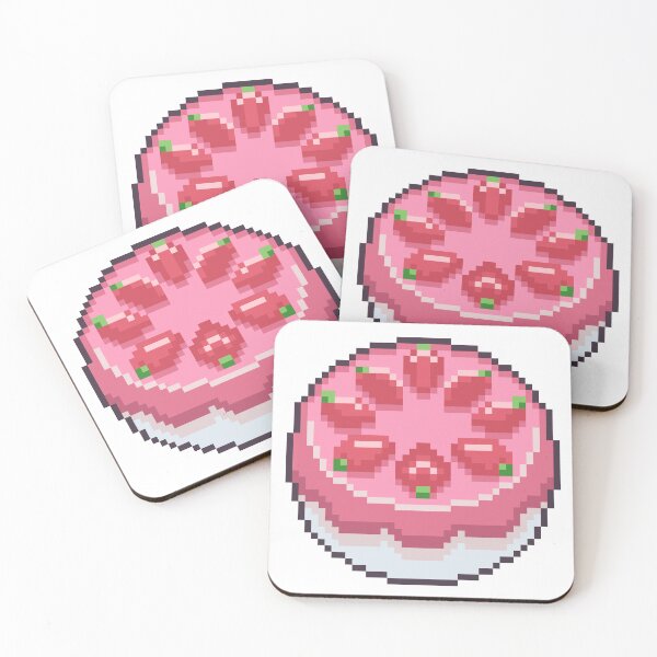 Item preview, Strawberry Cake Pixel Art designed and sold by Pixelification.