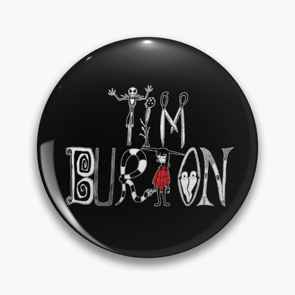 Tim Burton Pins and Buttons for Sale