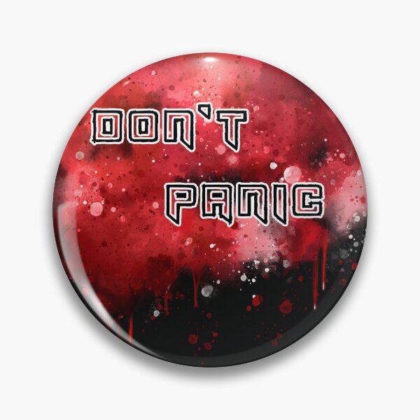 Item preview, Don't Panic Red Splashes / Blood Splashes designed and sold by Linda Gleißner.