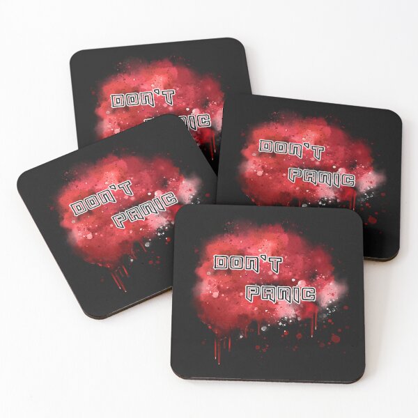 Item preview, Don't Panic Red Splashes / Blood Splashes designed and sold by Linda Gleißner.