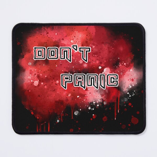 Item preview, Don't Panic Red Splashes / Blood Splashes designed and sold by Linda Gleißner.