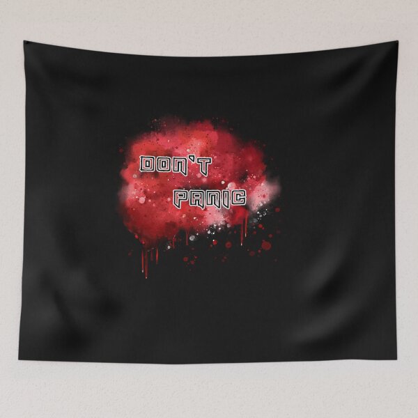 Item preview, Don't Panic Red Splashes / Blood Splashes designed and sold by Linda Gleißner.