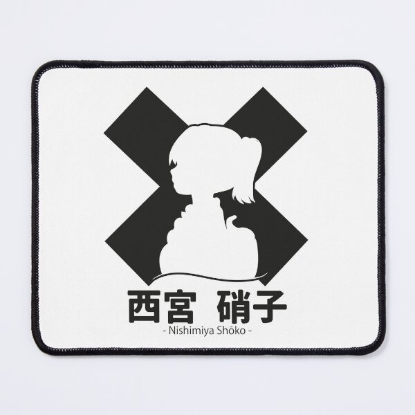 Item preview, A silent Voice Nishimiya Design Black and white designed and sold by Halabe art.