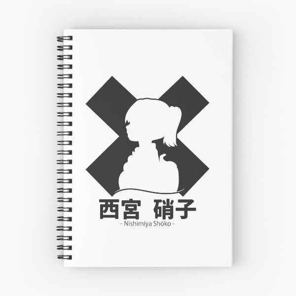Item preview, A silent Voice Nishimiya Design Black and white designed and sold by Halabe art.