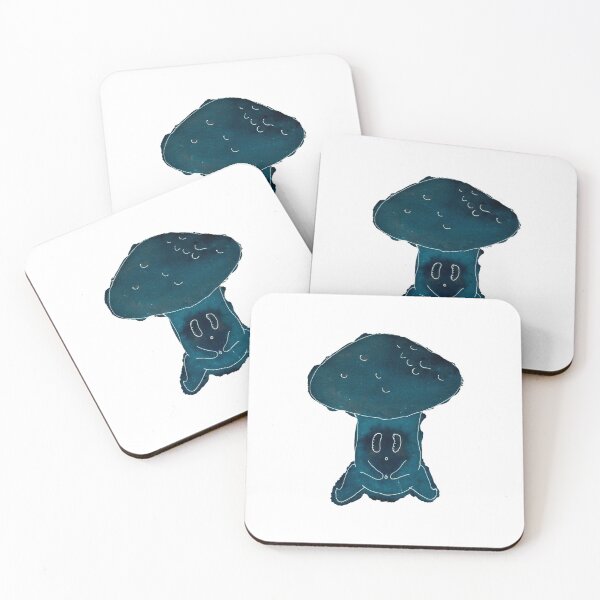 Item preview, Cute chubby brown mushroom galaxy designed and sold by LilComfyFella.