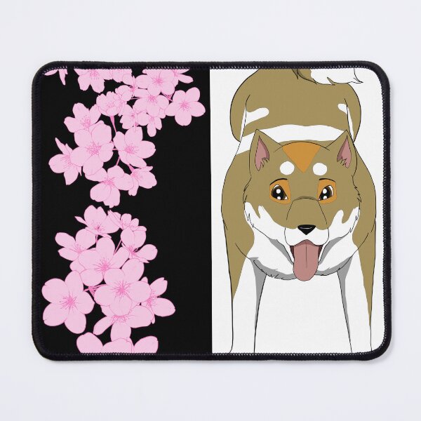 Item preview, Shiro the Shikoku Ken Cherry Blossom Design 2 designed and sold by Peyton Mitchell.
