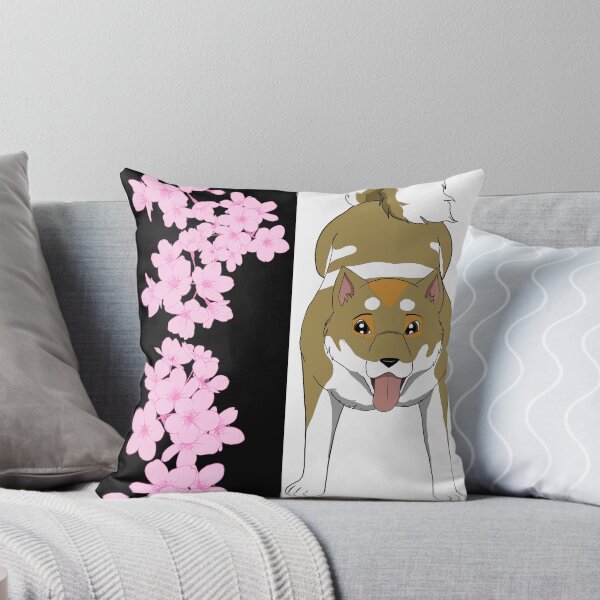 Item preview, Shiro the Shikoku Ken Cherry Blossom Design 2 designed and sold by Peyton Mitchell.