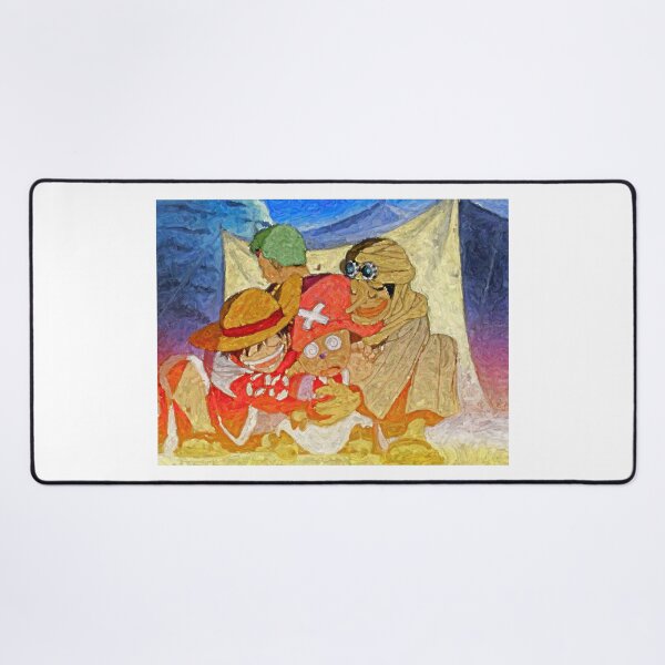 Item preview, Zero, Luffy, Ussop and Chopper Alabasta Inspired by One Piece Acrylic painting designed and sold by outofflow.