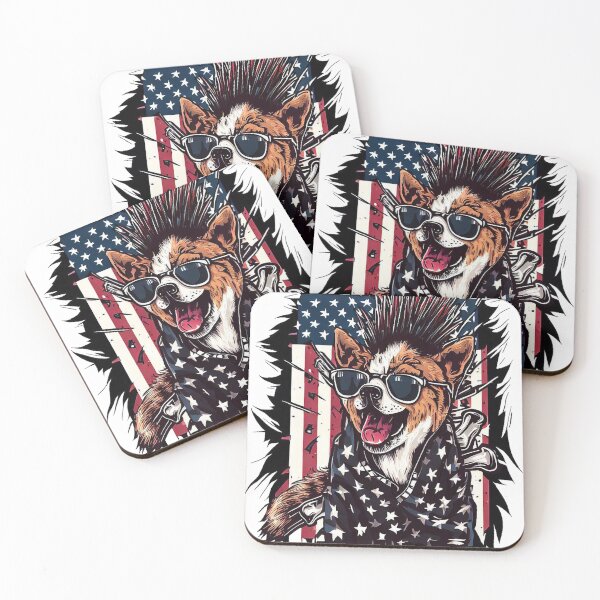 Item preview, 4th of July Funny Dog Anar-barkist designed and sold by ChromaArtistic.